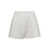 Semicouture White Broderie Anglaise Shorts In Cotton Blend Woman WHITE