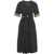OBLO UNIQUE Dress with waistband Black