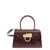 Ferragamo Bordeaux Handbag with Gancini Closure in Patent Leather Woman BORDEAUX