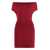 JACQUEMUS JACQUEMUS CUBISTA KNITTED DRESS RED