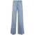 7 For All Mankind 7 FOR ALL MANKIND FIGHT LINEN CAPRI CLOTHING BLUE