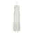 ROTATE Birger Christensen Maxi White Dress with Tonal Sequins and Sweetheart Neck in Fabric Woman WHITE