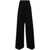 SPORTMAX Sportmax Linen And Cotton Blend Trousers BLACK