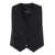 FEDERICA TOSI Black Vest with Buttons in Wool Blend Stretch Woman BLACK