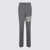Thom Browne Thom Browne Med Grey Plain Weave 4-Bar Trousers MED GREY
