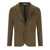 Manuel Ritz MANUEL RITZ BROWN SINGLE-BREASTED JACKET Brown