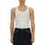 Dolce & Gabbana Ribbed Tank Top WHITE