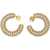 JACQUEMUS Hoop Earrings GOLD