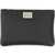 Dolce & Gabbana Clutch With Logo Plaque BLACK