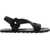 Jil Sander Low Sandal. BLACK