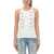 THE ATTICO Jersey Tank Top WHITE