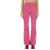 Ganni Ribbed Pants FUCHSIA