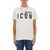 DSQUARED2 T-Shirt Con Stampa Logo WHITE