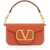 Valentino Garavani Shoulder Bag "Locò" Small ORANGE