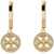 Tory Burch "Miller" Hoop Earring GOLD