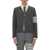 Thom Browne V-Neck Cardigan GREY