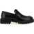 Valentino Garavani Moccasin Toile Iconographe BLACK