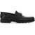 Ferragamo Moccasin With Gancini Ornament BLACK