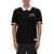 Hugo Boss Cotton Pique "Dillet" Polo Shirt BLACK