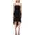 HELMUT LANG Dress With Scarf Hem BLACK