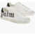 Palm Angels Vintage Effect Leather Sprayprint Low-Top Sneakers White
