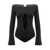 COURRÈGES COURREGES Crepe Jersey bodysuit BLACK