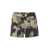 Max Mara MAX MARA ACRO1234 - Printed cotton mini shorts BLACK
