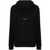 Saint Laurent SAINT LAURENT Logo cotton hoodie BLACK