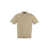 Fedeli FEDELI Polo shirt with open collar in linen and cotton BEIGE