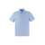 Fedeli FEDELI Short-sleeved cotton polo shirt BLUE