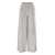 Brunello Cucinelli BRUNELLO CUCINELLI Loose Track Trousers in Wrinkled Cotton Linen Poplin CHALK/AVIO
