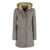 Fay FAY TOGGLE - Wool-blend coat with hood MELANGE GREY