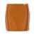 Versace Mini leather skirt Brown