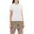 Acne Studios Crew-Neck T-Shirt With Logo Patch OPTIC WHITE