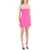 GIUSEPPE DI MORABITO Structured Mini Dress With A HOT PINK