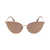 Tom Ford TOM FORD Sunglasses POLISHED ROSÉ GOLD/ MIRRORED