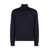 AMI Paris Ami Paris Turtleneck Merino Wool Sweater BLUE