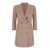 Tagliatore Beige Blazer Dress with Buttons in Wool Blend Stretch Woman BEIGE