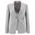 Brunello Cucinelli Brunello Cucinelli Virgin Wool Fresco Blazer With Monili GREY