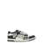 AMIRI Black and White Low Top Sneakers with Panels in Leather Man WHITE