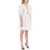 ROTATE Birger Christensen Mini Dress With Balloon Sleeves And Cut-Out Details BRIGHT WHITE