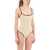 TOTÊME One-Piece Swimsuit With Contrasting Trim Details LIGHT HAY