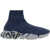 Balenciaga Speed Sneakers NAVY/WHT/BLCK