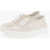 Maison Margiela Mm6 Suede Low Top Sneakers With Flatform Sole Beige