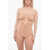 NENSI DOJAKA Silk Bodysuit With See-Through Inserts And Cut-Out Details Beige