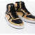 Céline Metallized Leather High-Top Sneakers Gold