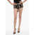 MATIMÌ Crochet Shorts With Sequined Details Black & White