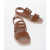 Hogan Leather Ankle-Strap Sandals Brown