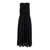 Pinko Black Sleeveless Maxi Dress in Viscose Woman BLACK