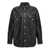 Versace Jeans Couture Versace Jeans Couture Logo Button Leather Jacket Black